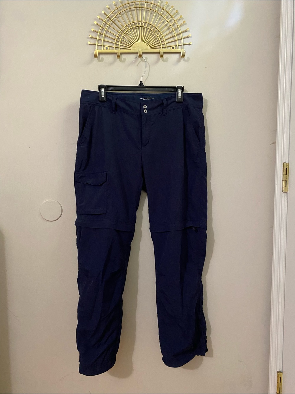 Columbia Men's Navy Zip-Off Cargo Pants